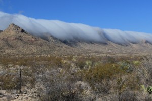 Clouds over the hillsBig Bend National park